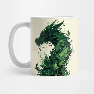 Leafy dragon deity Mug